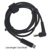 PD 65W Type C To DC 5.5x2.5mm Braided Cord Power Adapter Cable Laptop Fast Charging Power Accessories