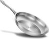 10 Inch 26CM Frying Pan 304 Stainless Steel Wok Pan Steel Skillet,Professional Grade Pans for Cooking Cooking Pot