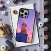 Милый Мультяшный Кот Арт Чехол для Телефона iPhone 17,14,11,15,16,13,12,Pro,Max, Для Magsafe,Plus,Mini, Магнитный Чехол с Беспроводной Зарядкой
