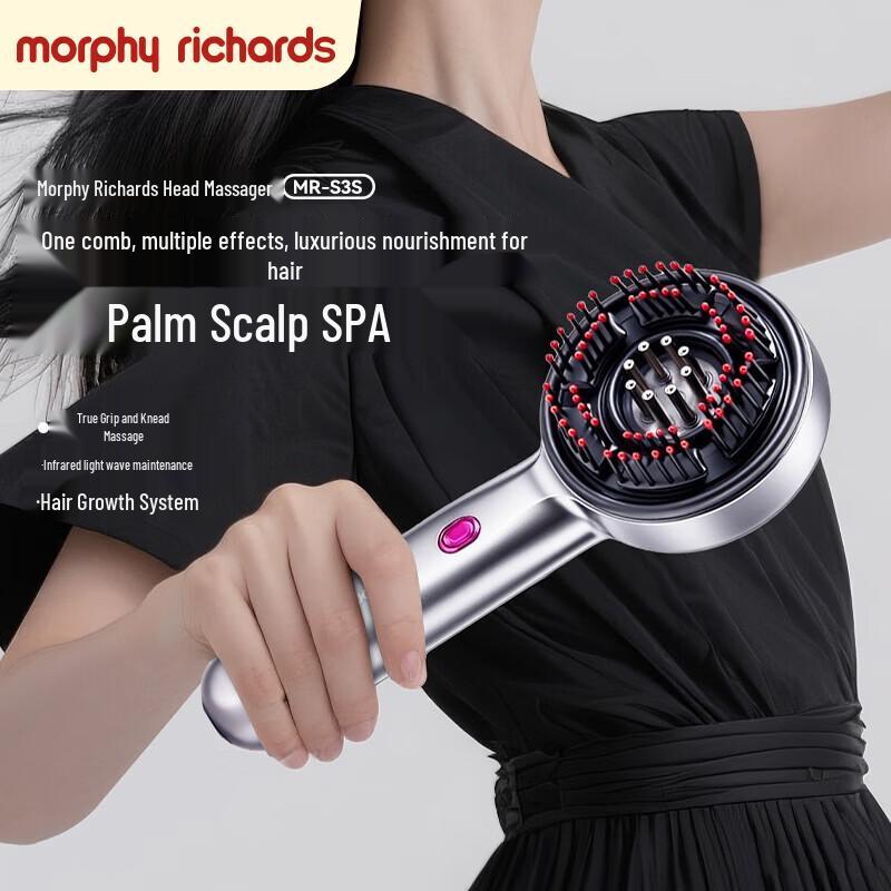 Morphy Richards Smart Red Light Scalp Massager CN plug (adapter included)