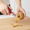 2 in 1 Tumbler Vegetable Peeler with Cleaning Brush Fruit Planer  Easy To Store