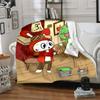 Jj Mikey Maizen Flannel Blanket Soft Warm All-Season Throw, Design for Camping, Car Travel, Hiking Sofa, Bed, Office Perfect Gift for Parties