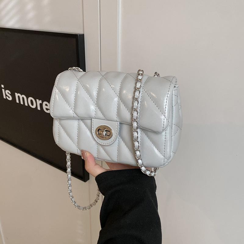 Популярная маленькая сумка женская новая универсальная цепочка сумка-мессенджер на плечо маленькая квадратная сумка