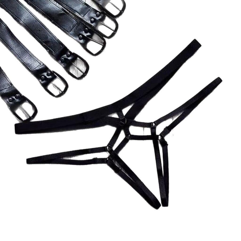 Кружевное быстросъемное белье с открытой промежностью, с петлей для члена и прозрачными стрингами