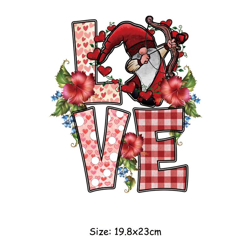 Нашивки для одежды для влюбленных, наклейки для одежды с Днем Святого Валентина, Parches Ropa, теплопередача, для мужчин и женщин, DIY, гладильная нашивка, новинка