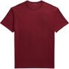 Polo SS24 Однотонная футболка с вышивкой логотипа, с круглым вырезом, с коротким рукавом, мужские топы, темно-красный, MNPOTSH1N822306-600
