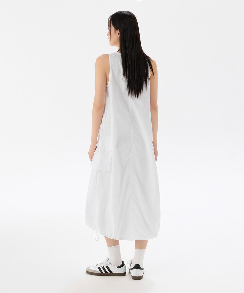 Musinsa Standard Woman Women'S Nylon Parachute Cargo Dress [White]