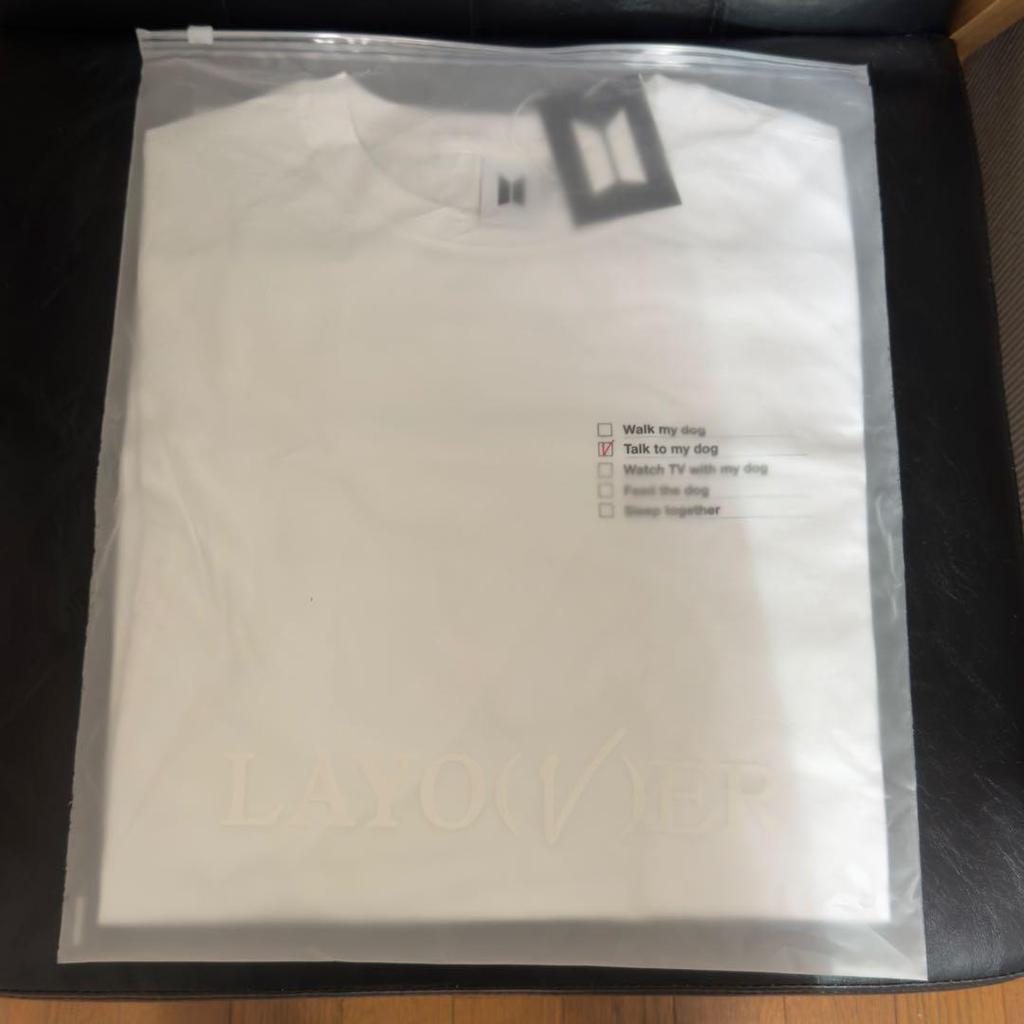 [USED] BTS V Tae Layover T-shirt XL