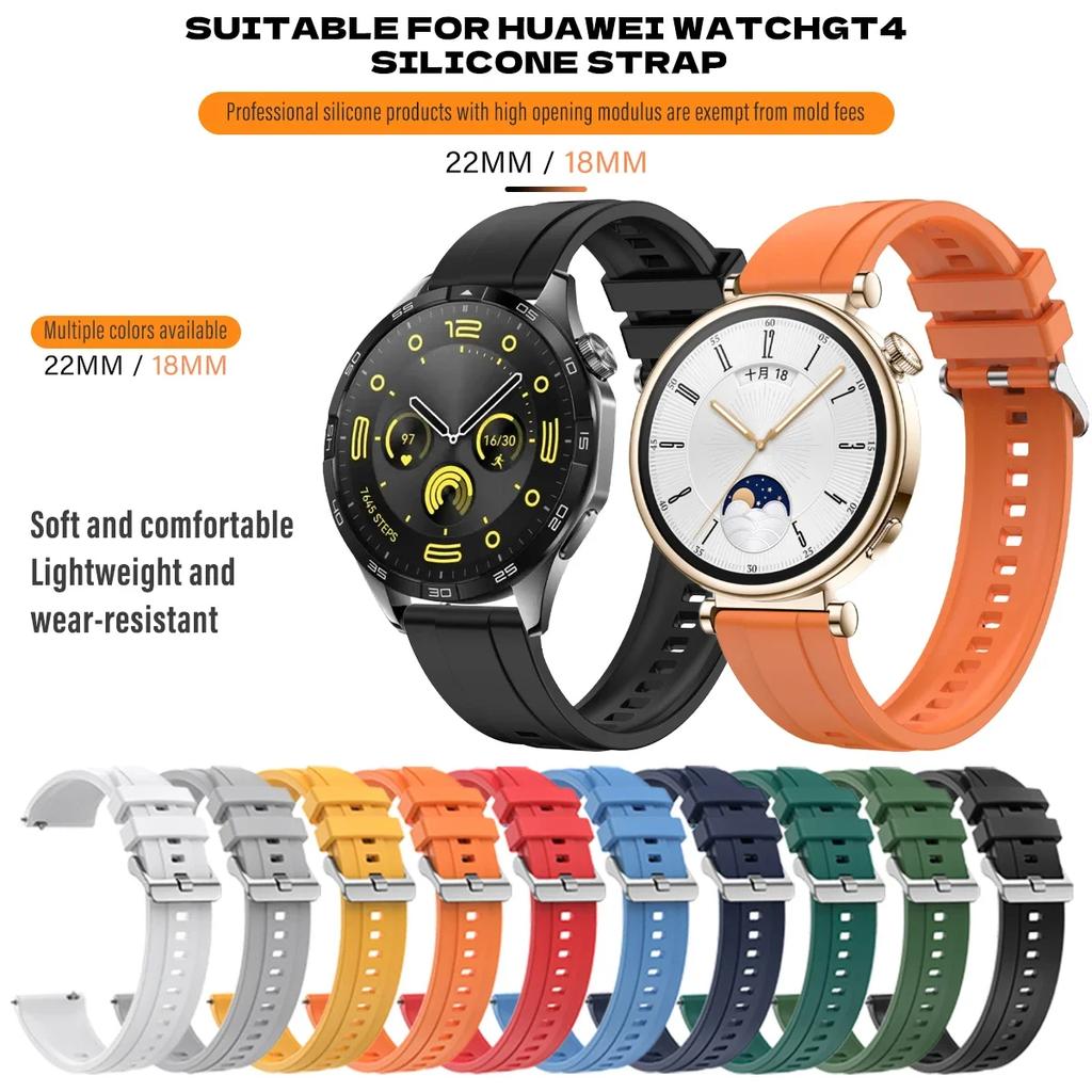 Ремешок для часов из плетеного нейлона 22 мм для Huawei Watch GT4, браслет для Huawei Watch4 GT3 Pro