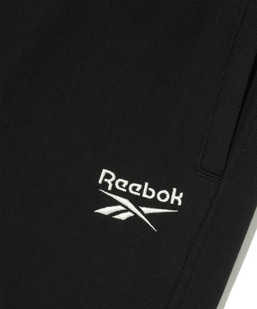 Reebok Свободные прямые спортивные штаны - Черные