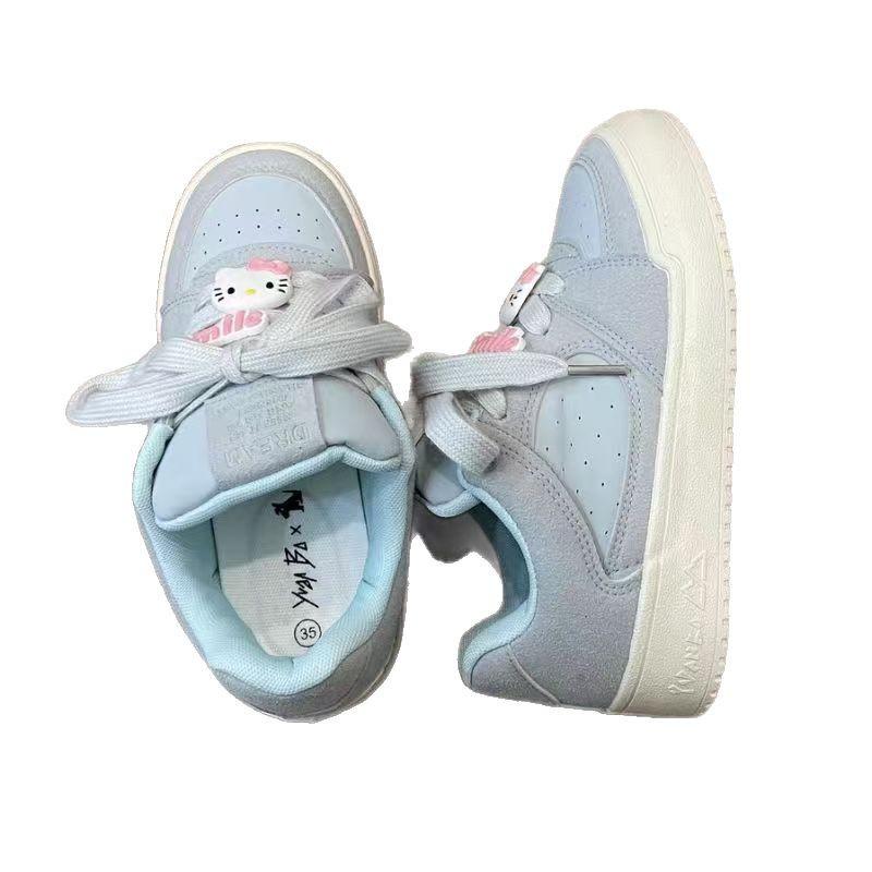2025 Spring and Autumn New Campus Dopamine Women's Versatile Original Sports and Leisure Retro Niche Korean Version Bread Shoes