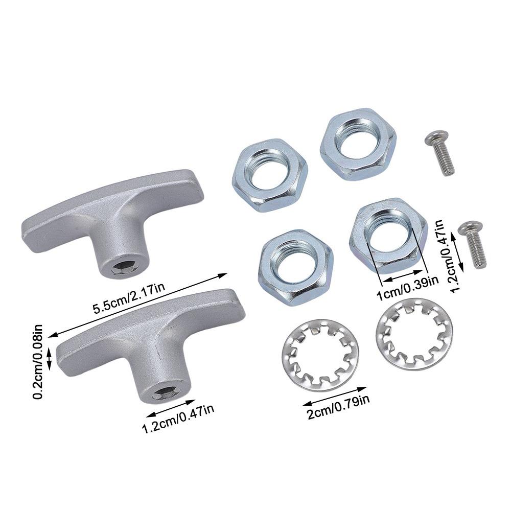 2 set Gray RV Waste Valve Handle Aluminum RV Gate Valve Handle RV Sewer Valve Handle Tank Cleaning