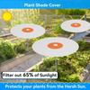 Plant Shade Cover Plant Sun Umbrella Plant Sun Shade Umbrella Plastic Rain Proof Wind Proof Plant Shade Cover for Summer Garden