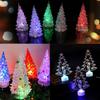 LED Color Changing Mini Christmas Xmas Tree Home Table Party Decor Charm Glitter Christmas Tree
