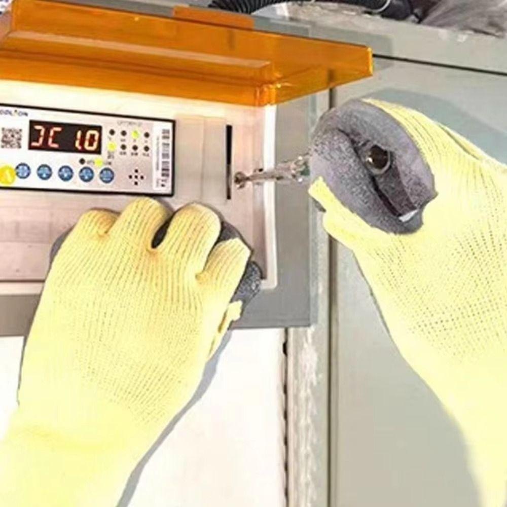 400v Electrician Working Gloves Wear-resistant Safety Protective Gloves Rubber Insulating Gloves