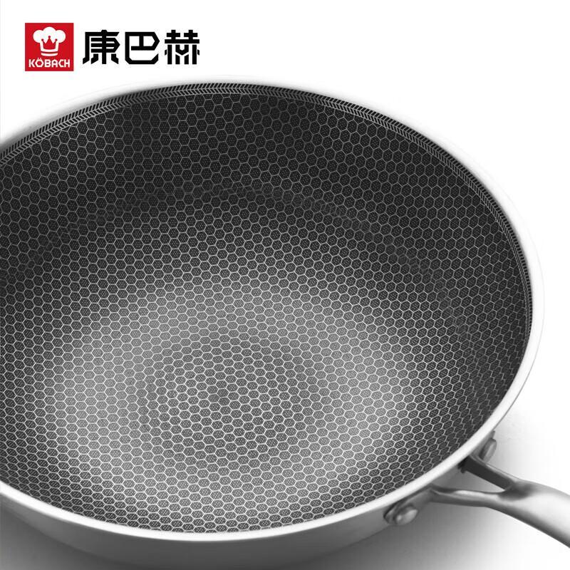 KÖBACH Ганновер Вок-сковорода с сотовым дном из нержавеющей стали 304