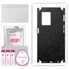 apgo Protective Skin Sticker for the Back+sides Compatible with Oppo A77 5G, Full Wrap Film, Foil, Vinyl - Pattern Black Honeycomb