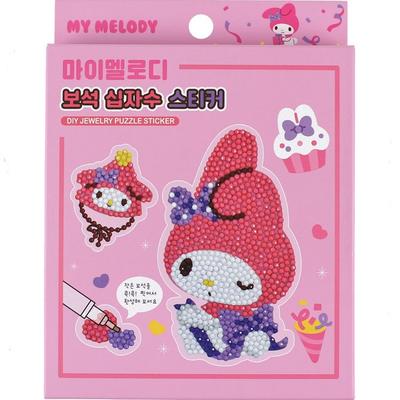 Sanrio My Melody Jewelry наклейка для вышивки крестом, 1шт Популярные корейские игрушки