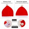 1Pcs Santa Hat Car Seat Headrest Cover Christmas Car Decoration For Seat Protection Holiday Ornament Xmas Decoration Interior