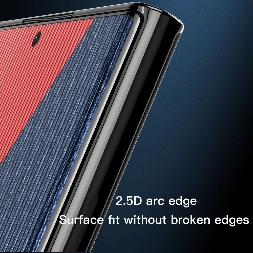 KEYSION Полное покрытие из закаленного стекла для Samsung S24 Ultra 5G S23 + Plus HD Защитная стеклянная пленка для экрана для Galaxy S22 Ultra S21 FE