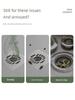 Silica Gel Pad Anti-Odor Sealing Cover Closure Floor Drain Odor Preventer