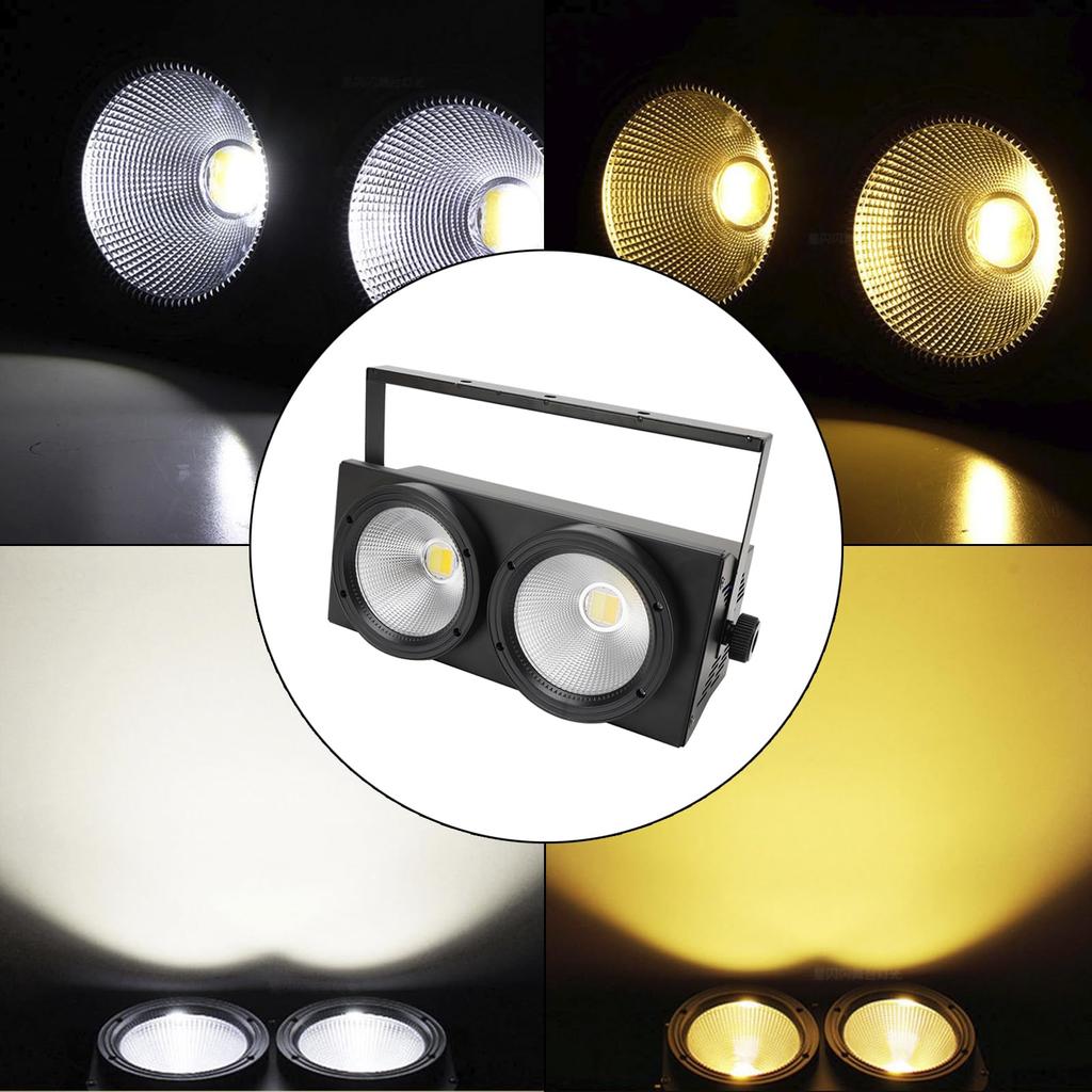 Frezon 200W COB LED Stage Light High Brightness Stage Lighting Disco Light DMX512 8 Channel Linear Dimmable Party Spotlight Party Light DJ Disco Light