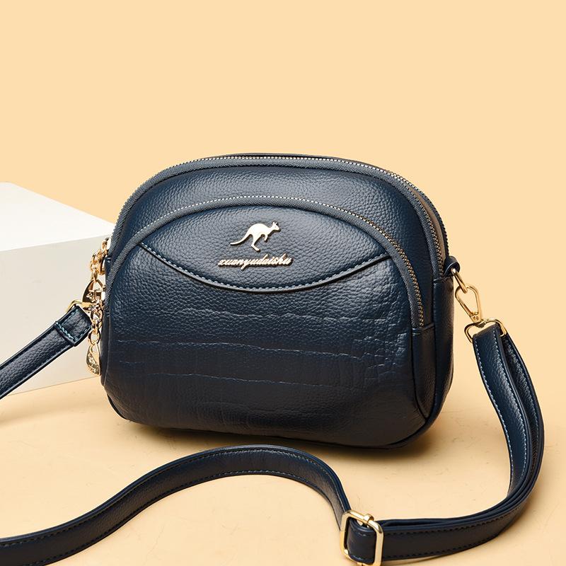 Многослойные женские сумки - Универсальные и модные Сумка через плечо Crossbody Маленькая круглая сумка для мамы