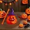 Хэллоуин Тыква Фонарь Светодиодный Светящийся Свет Тыквы Украшение Портативный Ручной Ночник для Украшения Вечеринки на Хэллоуин
