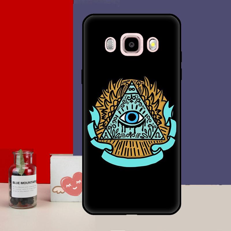Чехол с символом пирамидального глаза для Samsung Galaxy J6 J4 Plus 2018 J8 A6 A7 A8 A9 J1 J3 J5 J7 2016 A3 A5 2017 Coque