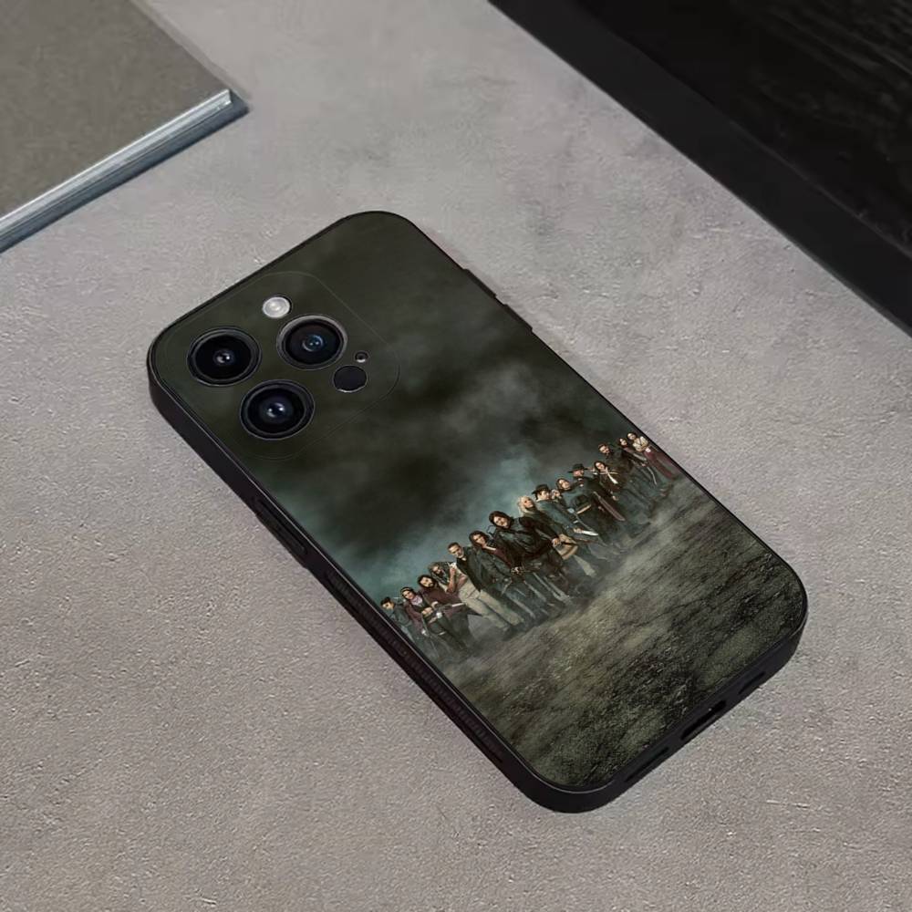 Daryl Walking Dead Phone Case For iPhone 16,15,14,13,12,11 Plus,Pro Max,XS,X,XR,SE,Mini,8,7,Soft Silicone Black Cover