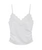 MIDNIGHT MOVE Lace Sh Top (White)