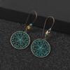 Bohemian Retro Geometric Hollow Earrings - Exaggerated Fashion Statement