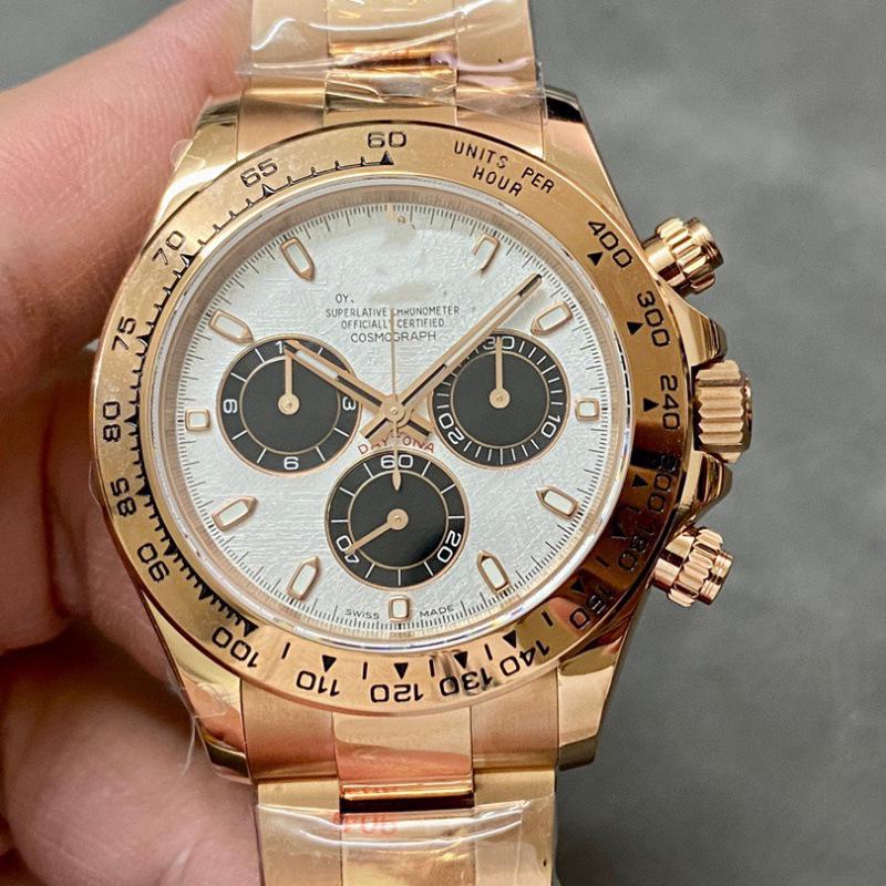 Мужские механические часы Laojia Daytona Gold Cosmograph 4130
