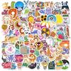 100 Cartoons, Fresh Animals, Flowers, Food, Mixed Stickers, Decorative Mobile Phone Tablet Waterproof