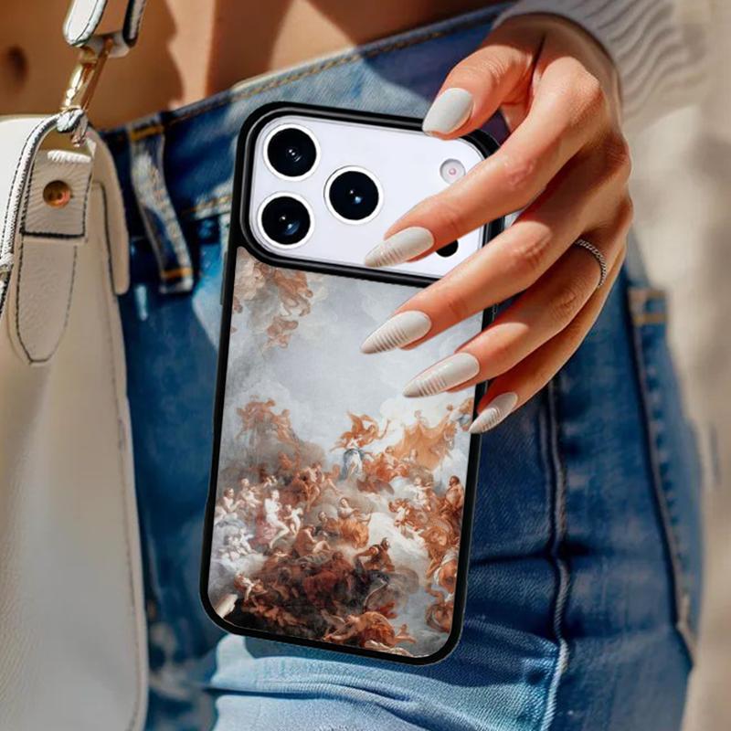 Искусство эпохи Возрождения Картина мягкий чехол для телефона для iPhone 17 Air 14 15 13 12 Max Чехол для Apple 16e 11 Pro Max Plus Coque