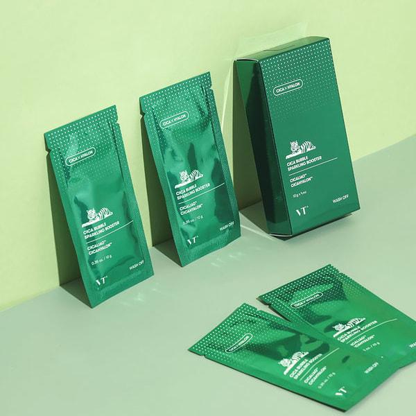 Vt Cica Bubble Sparkling Booster 10 г, 4 упаковки