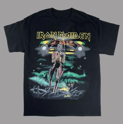 Iron Maiden Somewhere on Tour 1986 Новая Черная Футболка Унисекс Футболка