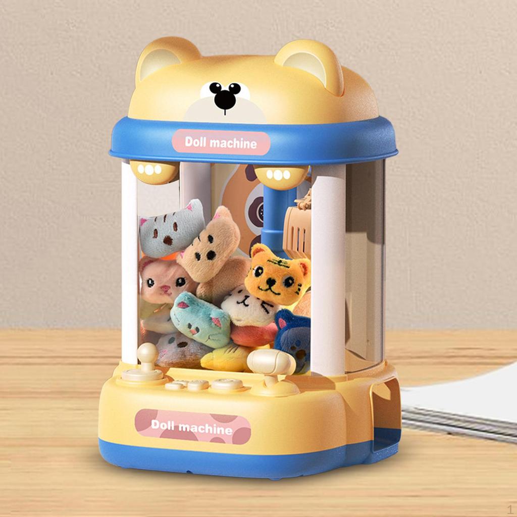 Игровой автомат с когтями и подсветкой Мини-торговый автомат Забавная игрушка для помещений Музыка и