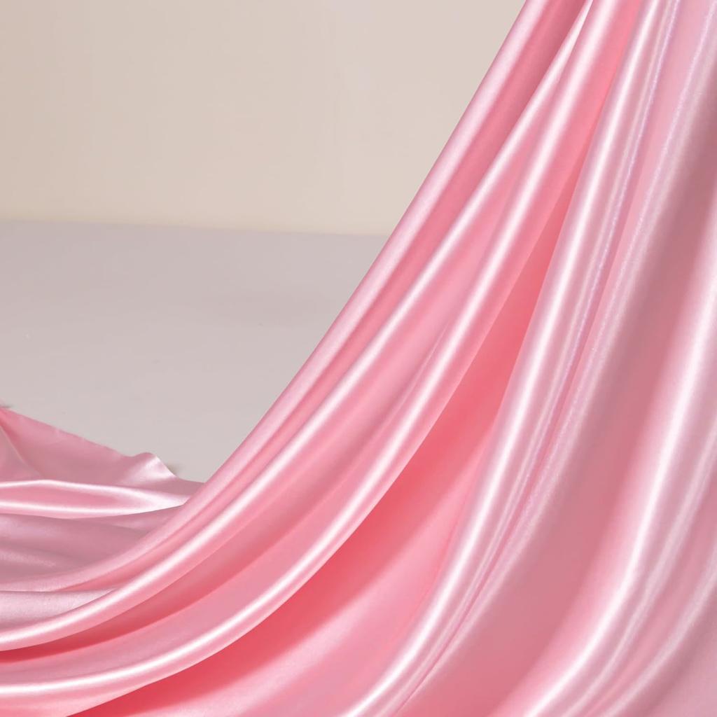 DIY Satin Imitation Silk Fabric Soft Satin Fabric Wedding Party Decoration Box Lining DIY Clothing Sewing Background Accessories