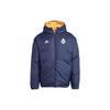 Real Madrid Dna Reversible Hooded Down Jacket With 600 Fill Power And Logo Print Men Outerwear Ink-Blue HY0609