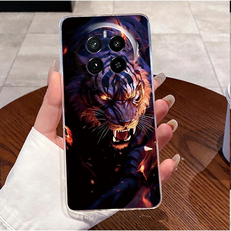 For Realme GT5 Pro Casing Clear Soft Silicone Love Heart Rabbit Cute Cartoon Back Cover for Realme GT 5 Pro 5G Phone Case Bumper