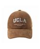 Унисекс бейсболка UCLA 1919 из вельвета [Коричневая] (Ucrac23)