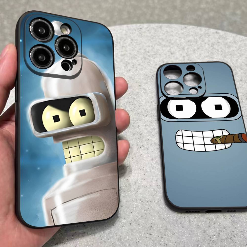 Смешной робот B-Benders Чехол для телефона для iPhone 17 16 15 14 11 12 13 Mini Pro XS Max Plus Funda Shell