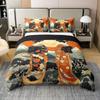 Japanese Ukiyoe Theme Duvet Cover Queen King Size Printed Bedding Set Kids Bedroom Decor Japanese Style 3 Pcs With 2 Pillowcases