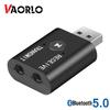VAORLO Bluetooth 5,0 аудиоприемник-передатчик мини-разъем 3,5 мм AUX USB стерео музыкальный беспроводной адаптер для ТВ автомобиля ПК наушники BT