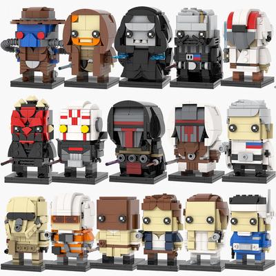 MOOXI Серия Моделей BrickHeadsed Набор MOC Кирпичи Модель Фигурки Действия Взрослые Конструкторы Детские Образовательные Игрушки Для Детей Подарок