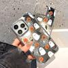 iPhone 17 Pro Max Halloween Ghost Case with Large Hole for Makeup Mirror (Fits 15/16/14)