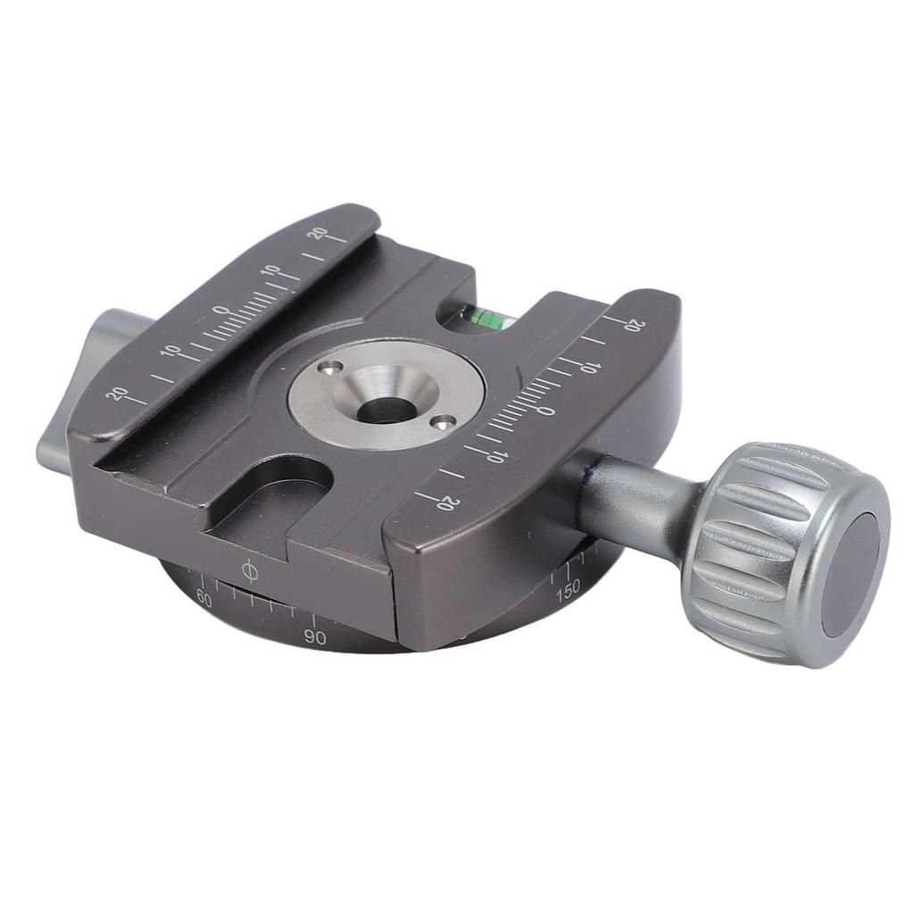 360 Degree Panoramic Tripod Clamp Base Gray Quick Release Clamp Photography Equipment Accessory