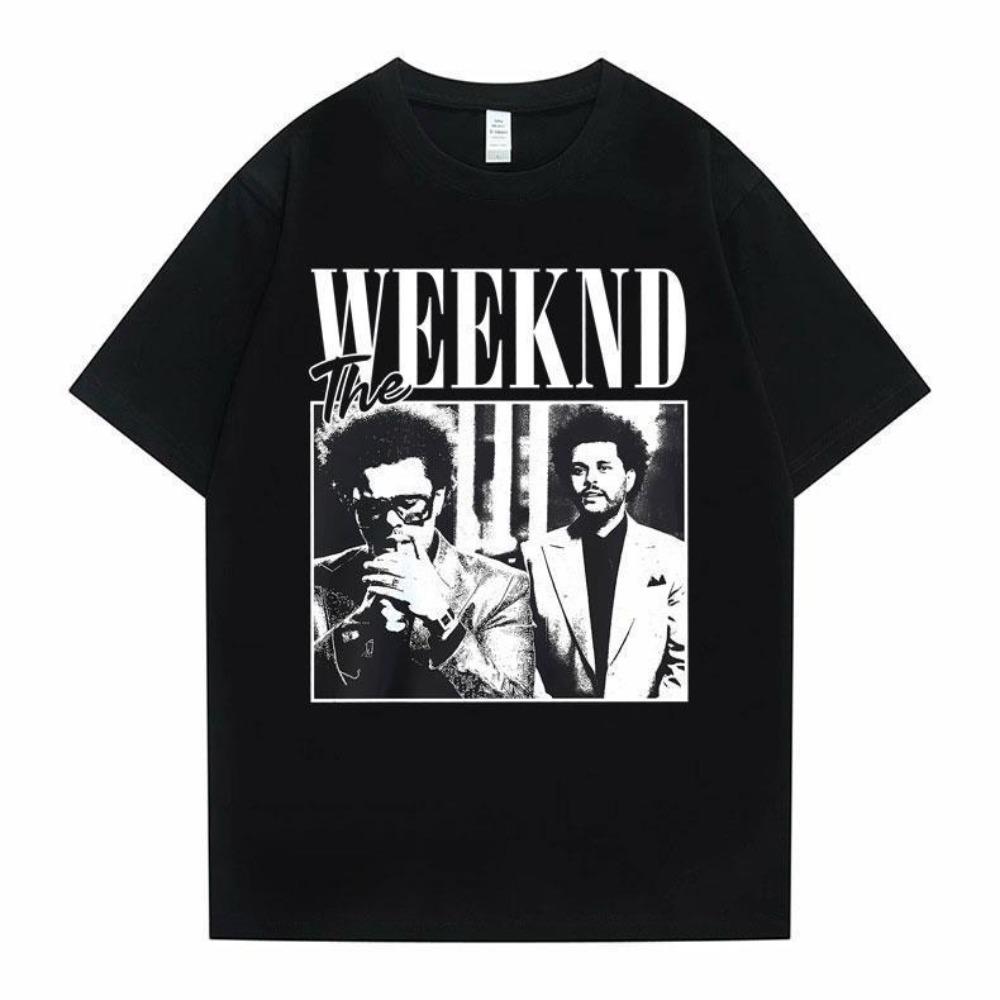 Поп-певец Артист The Weeknd Принт Аниме Топы Футболки Одежда Женская Футболка Женщины Мультяшная Футболка Короткий Рукав Девочки Футболка