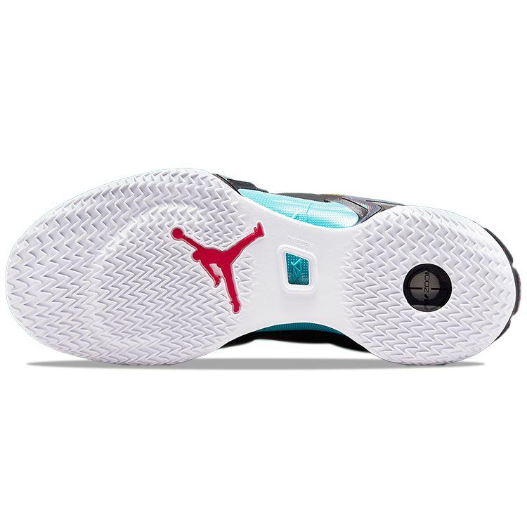 Air Jordan 36 Low Black Multi-Color Мужские кроссовки Washed-Teal Vivid-Sulfur Rush-Pink DH0833-063